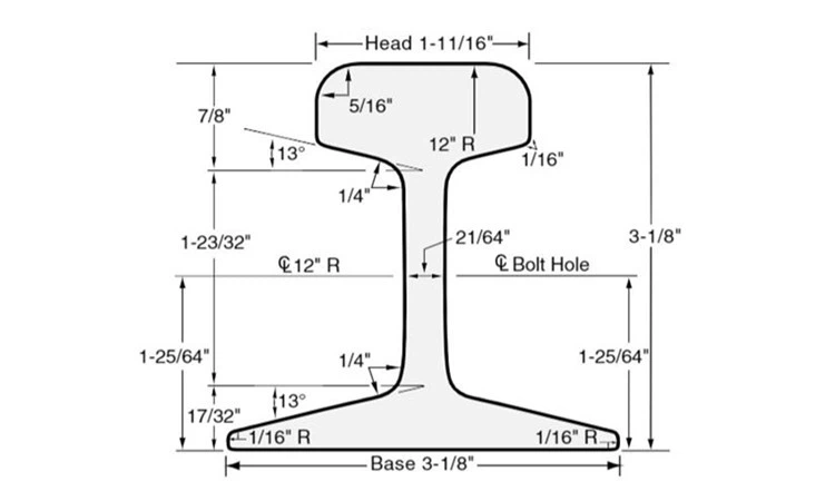 ASCE 30 Rail Drawing ASCE 30 Rail Drawing