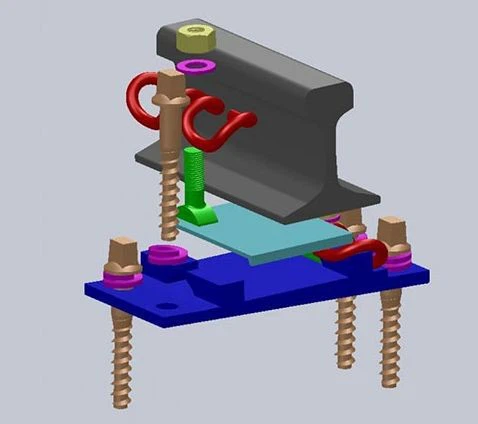 SKL WJ-8 Type Rail Fastener System